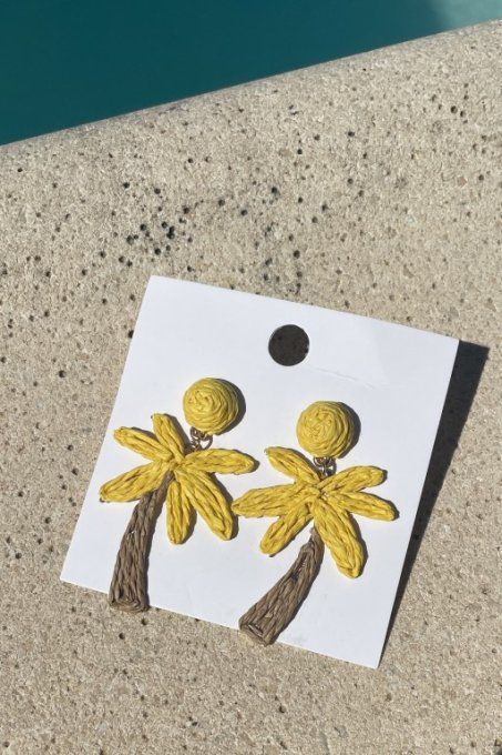 Boucles d'oreilles PALMIER