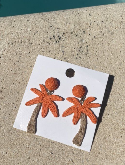 Boucles d'oreilles PALMIER