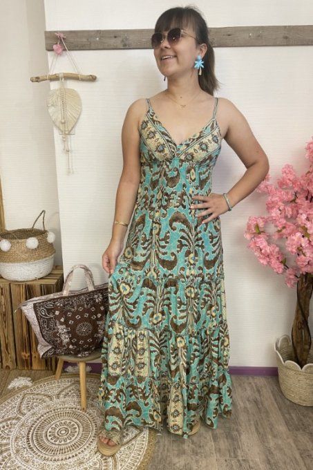 Robe à bretelles SOIE