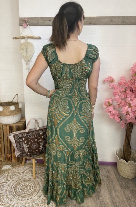 Robe à petites manches SOIE