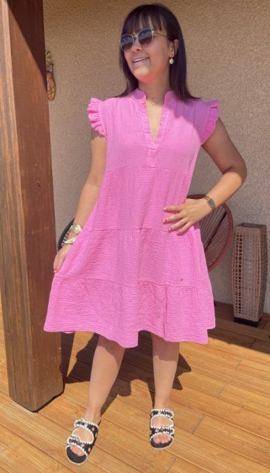 Robe gaze de coton JENNA 