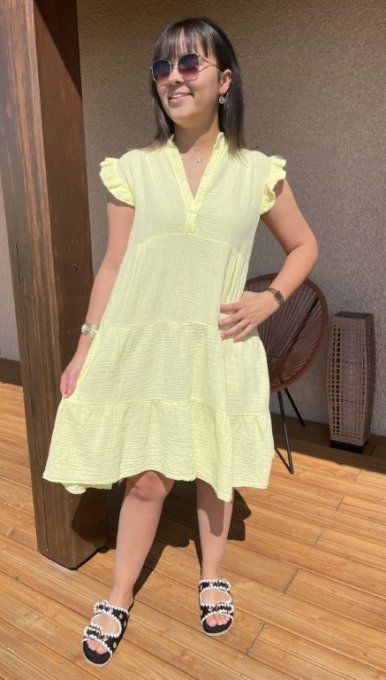 Robe gaze de coton JENNA 