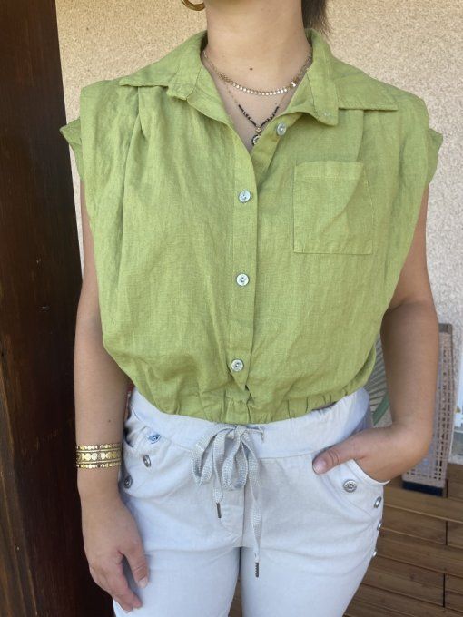Blouse MATHILDA coton/lin