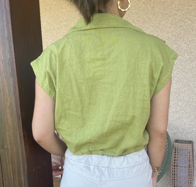 Blouse MATHILDA coton/lin