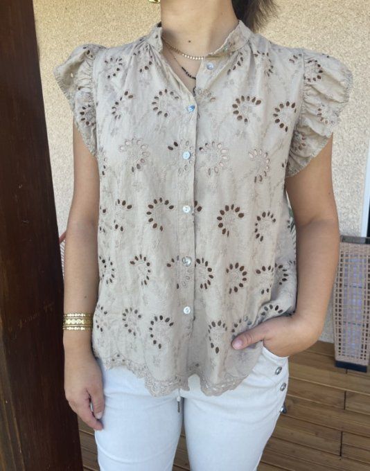 Top broderie anglaise MARIE