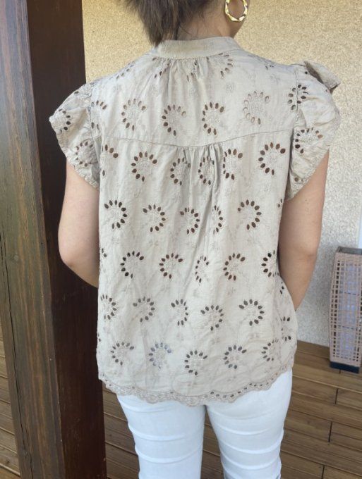 Top broderie anglaise MARIE