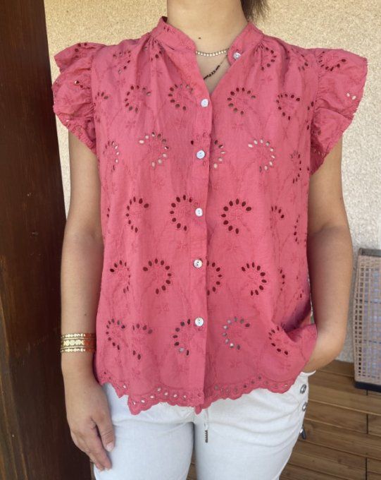 Top broderie anglaise MARIE