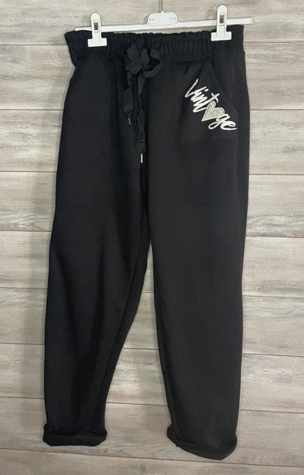 Pantalon VINTAGE NOIR