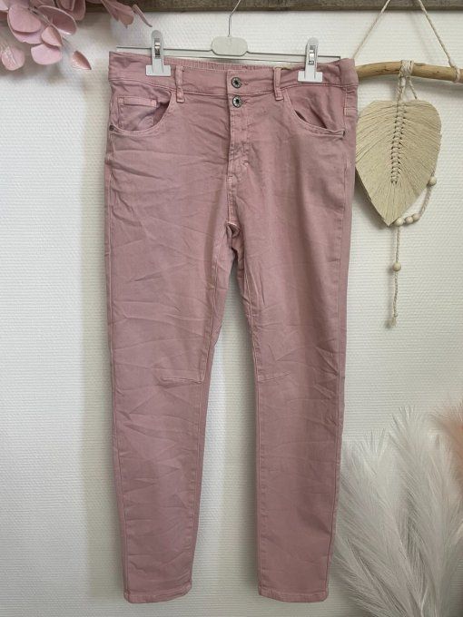 Pantalon MELLY ROSE POUDRE