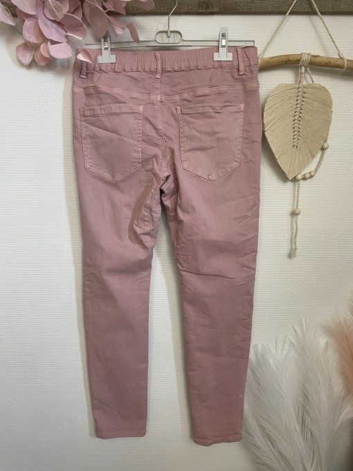 Pantalon MELLY ROSE POUDRE