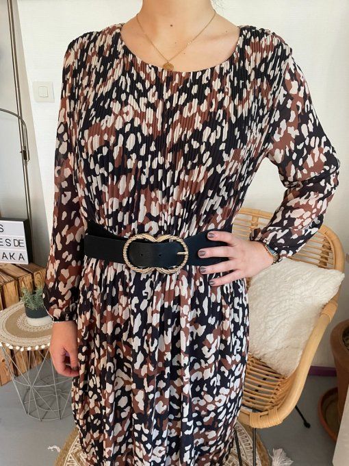 Robe MIDI ZELIE CAMEL