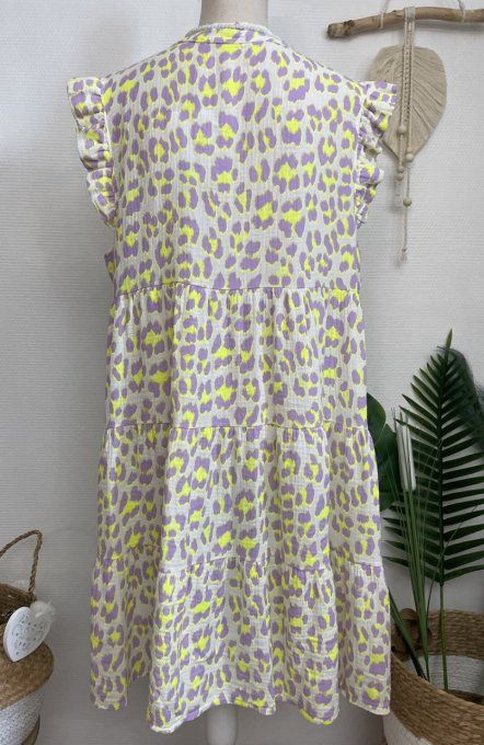 Robe courte LEOPARD
