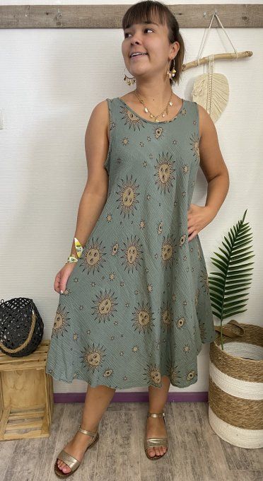 Robe SOLEIL KAKI