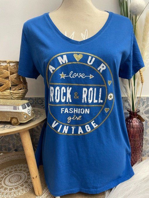 Tee-shirt CLELIE BLEU ROI