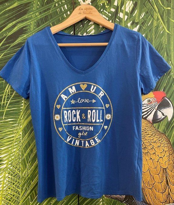 Tee-shirt CLELIE BLEU ROI