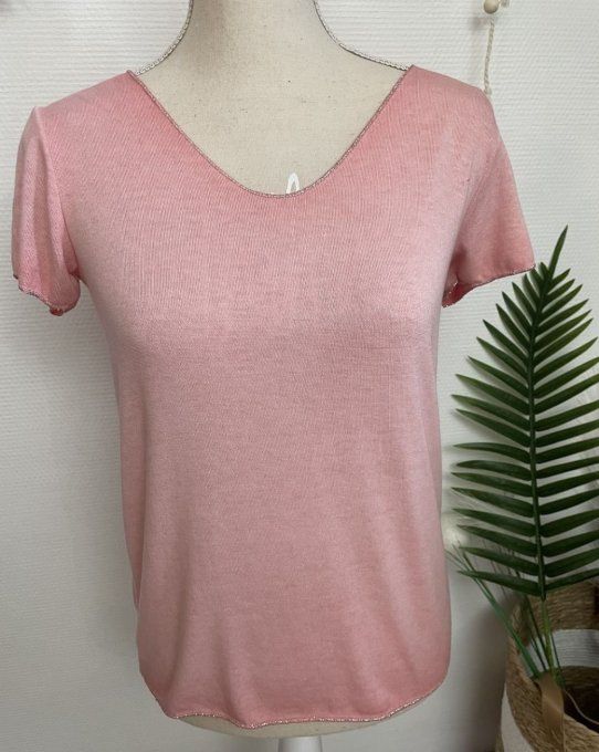 Tee-shirt uni délavé 