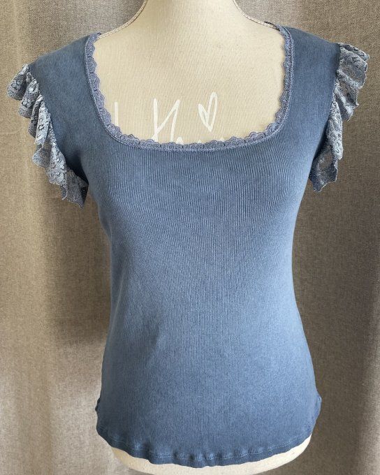 Tee-shirt KAREN BLEU JEAN    