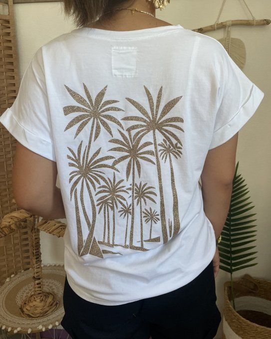 Tee-shirt PALMITO BLANC