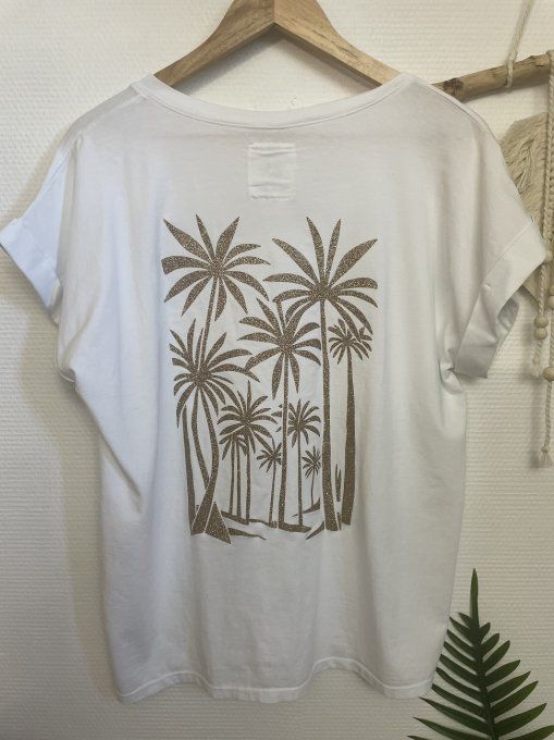 Tee-shirt PALMITO BLANC