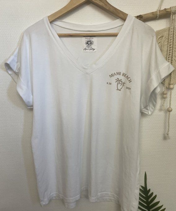 Tee-shirt PALMITO BLANC