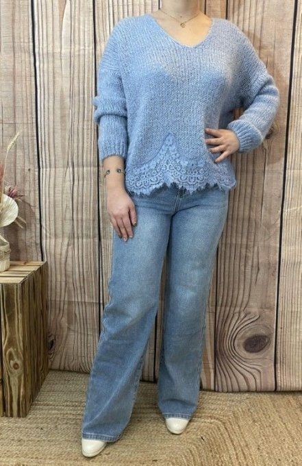 Pull dentelle NOËLIE 